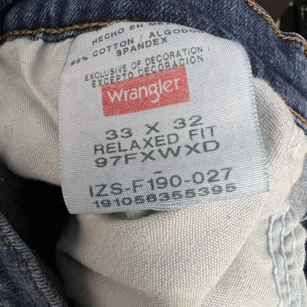 Men’s Wrangler Straight Leg W33 L32 - Picture 4 of 4